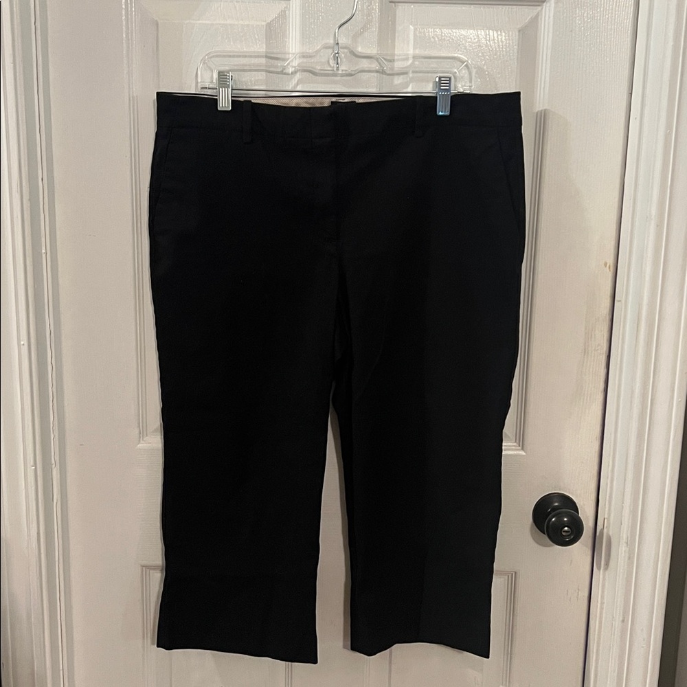 Talbots Black Capris